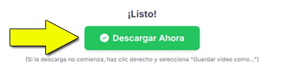 Presiona el botón Descargar